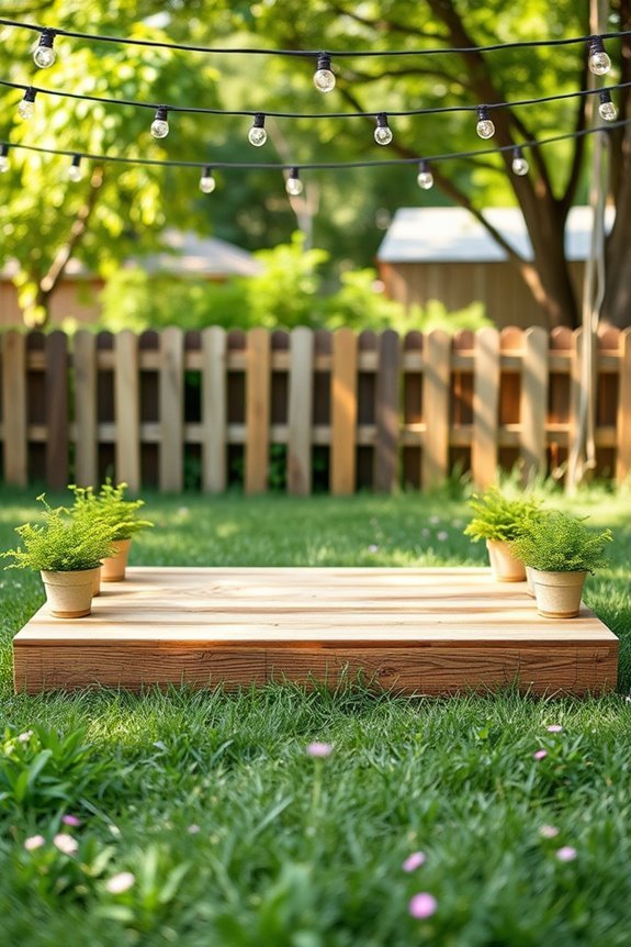 build small outdoor stage