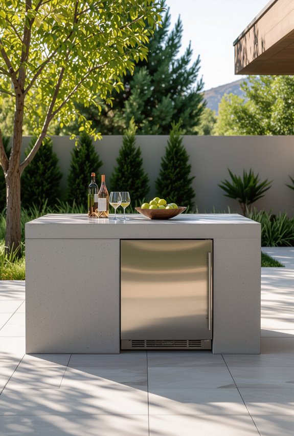 built in refrigerator integration