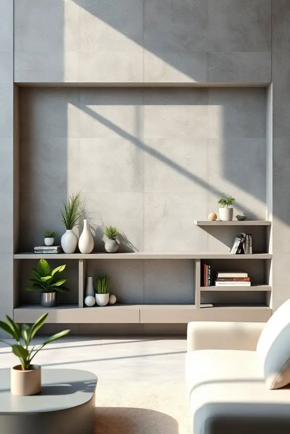 built in shelving design solution