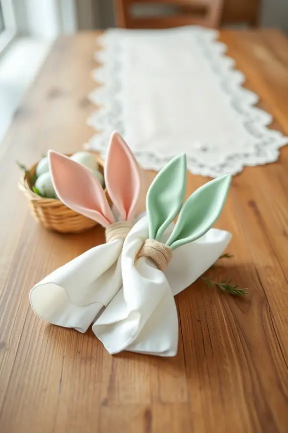 bunny ear napkin holders