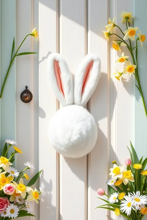 bunny tail door knocker