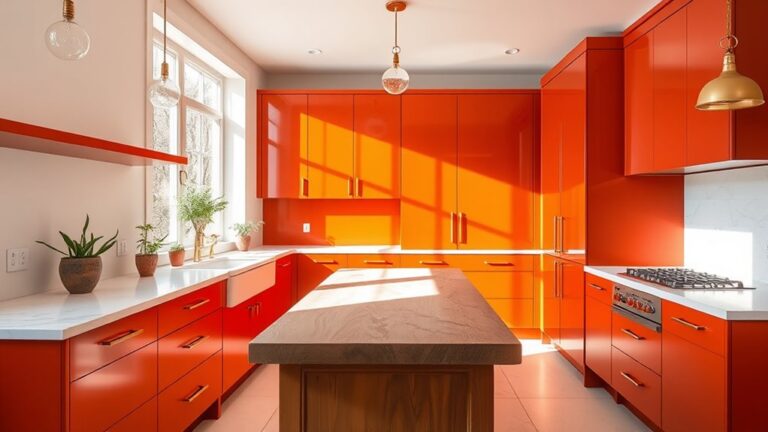 burnt orange kitchen inspiration