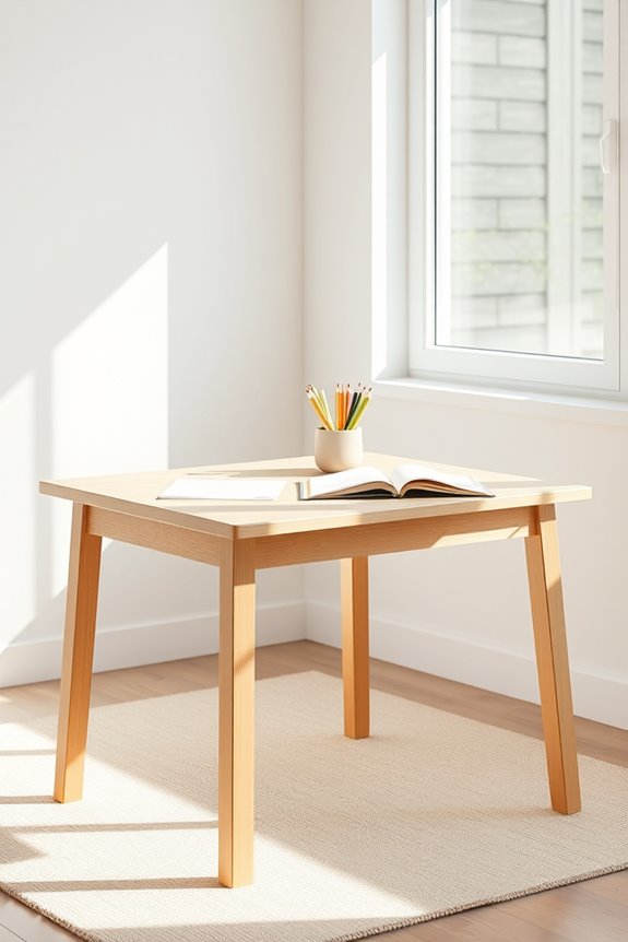 calm functional study space