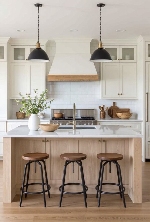calm scandinavian minimalist kitchen