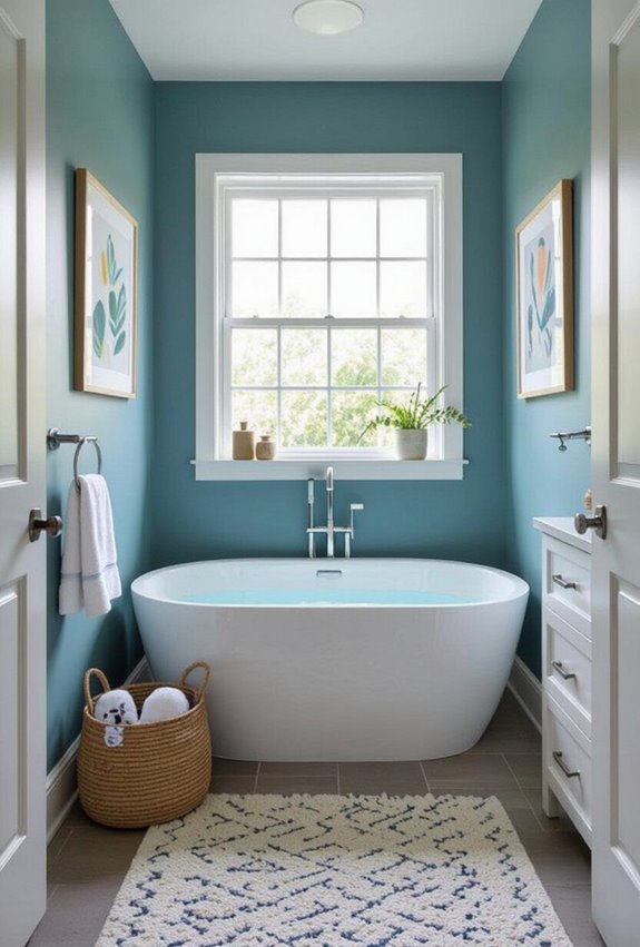 calm sensory friendly potty space