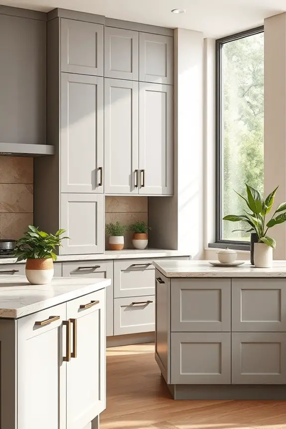calming earthy kitchen design