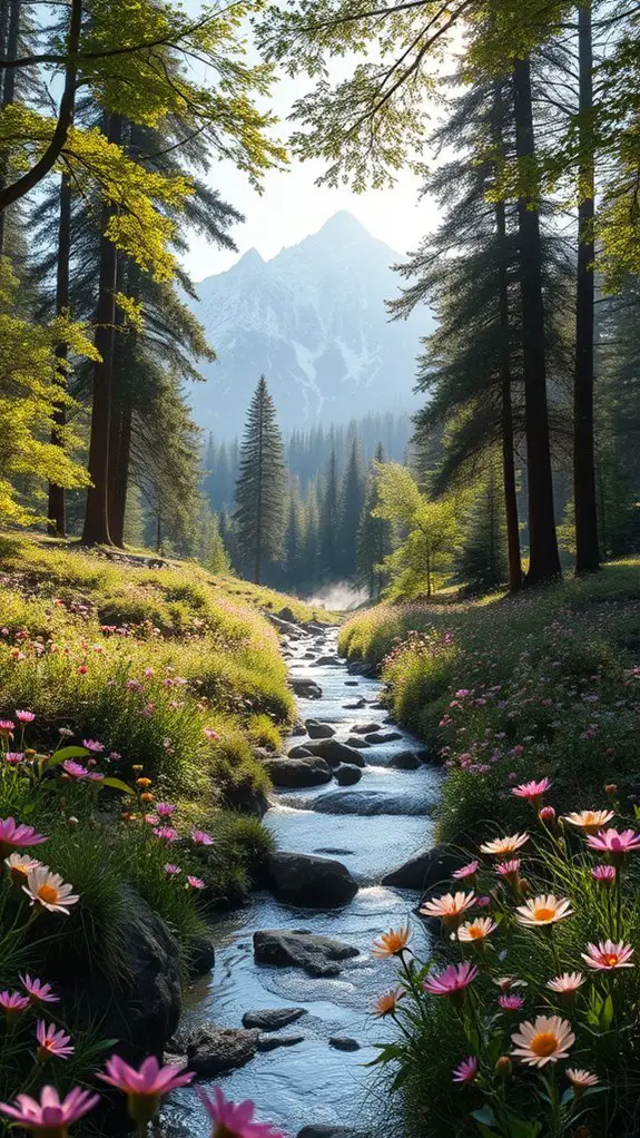 calming nature scenes decor