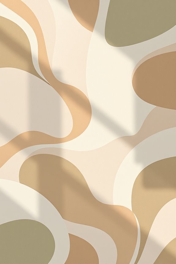 calming organic wall designs