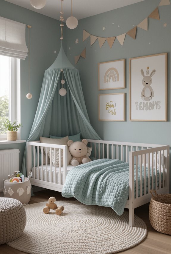 calming sensory friendly nursery design