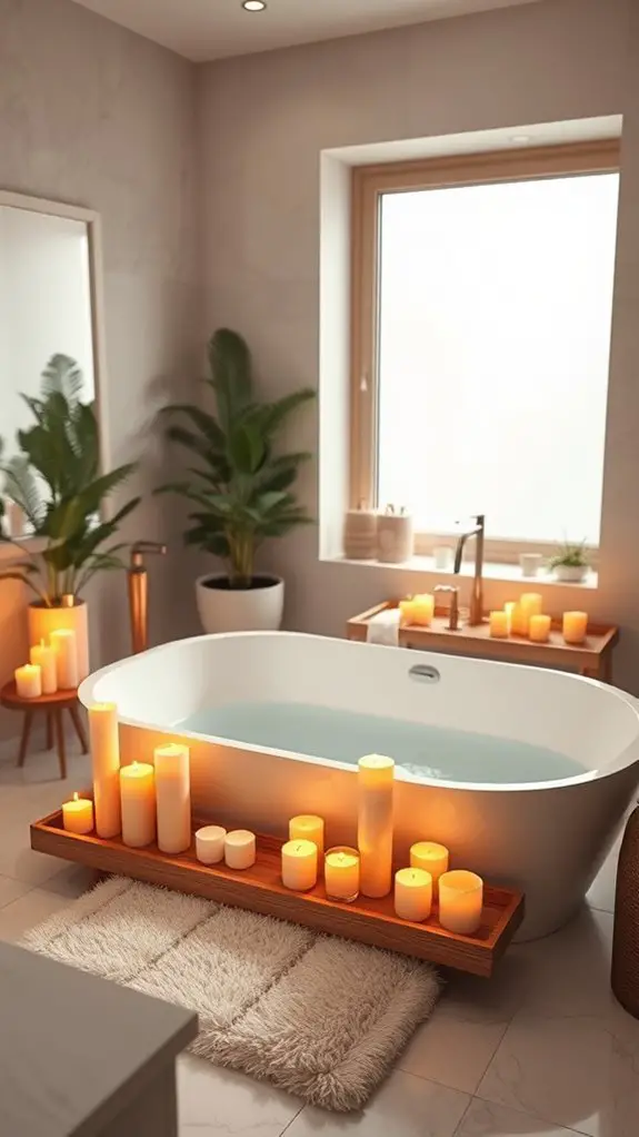 candle ambiance for relaxation