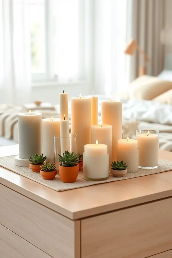 candle clusters elevate ambiance