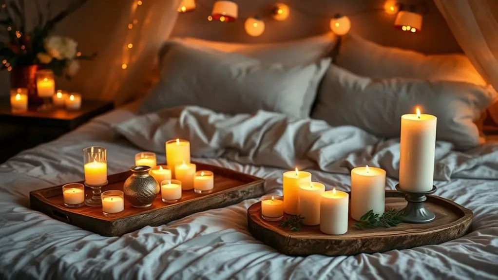 candle decor for bedrooms