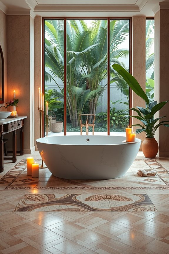 candlelit tranquility and serenity