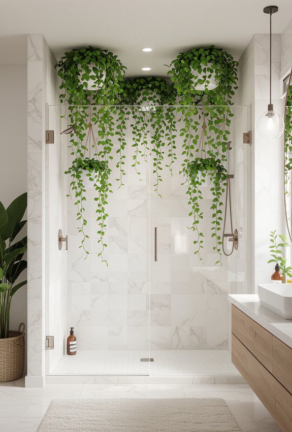 canopied humid shower greenery
