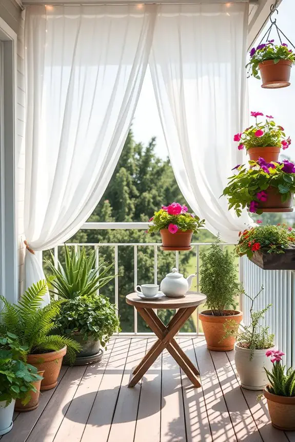 canopy for balcony shade