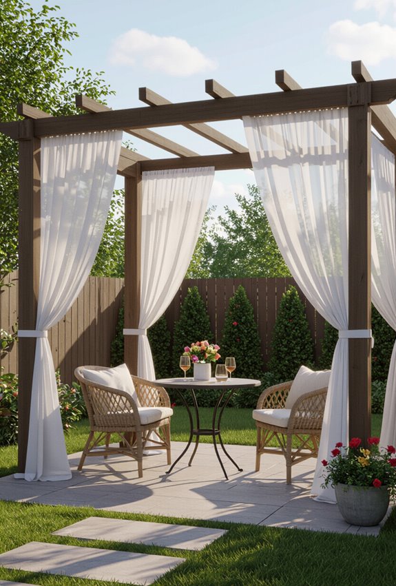 canopy lit intimate candlelit nook