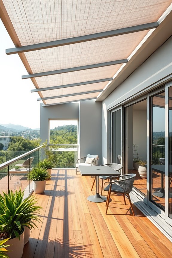 canopy options for balconies