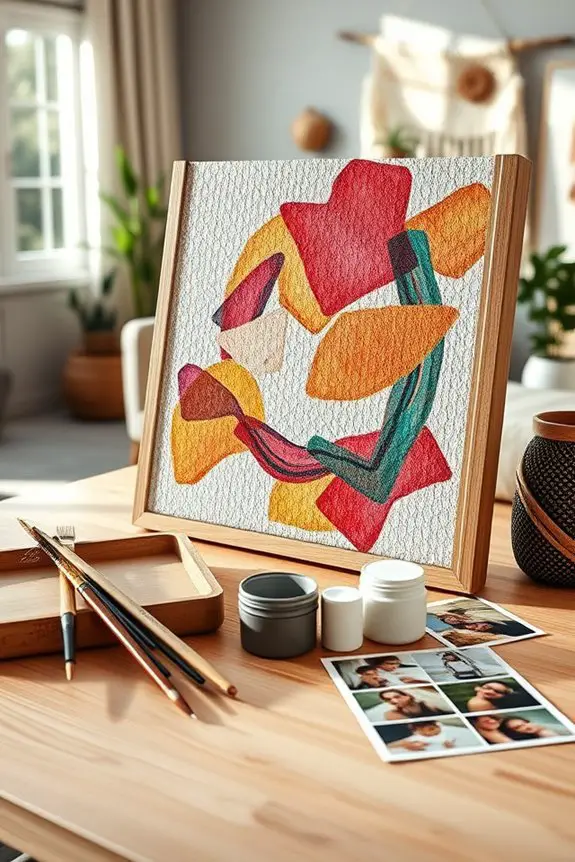 canvas photo transfer art