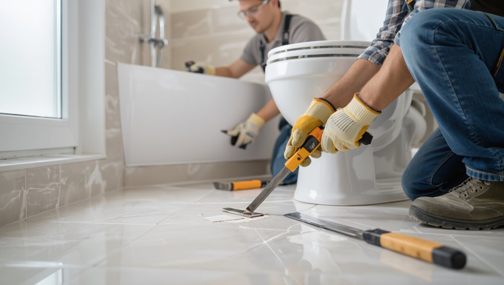 careful tile removal techniques