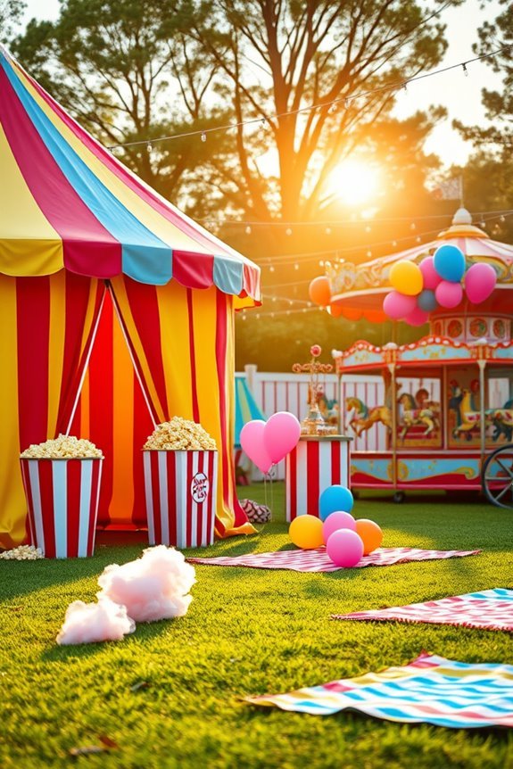 carnival fun backyard celebration