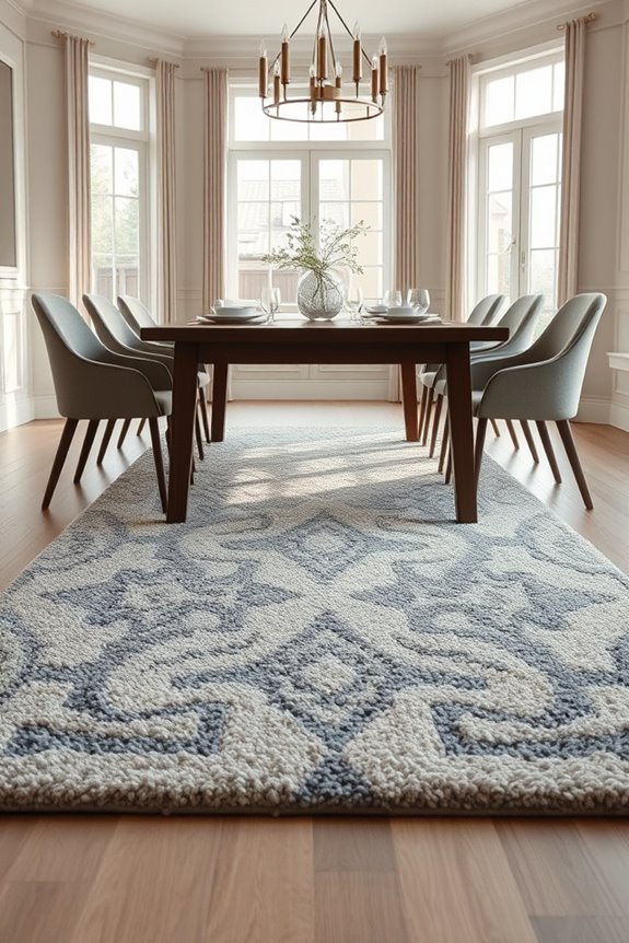 carpets enhance dining cohesion