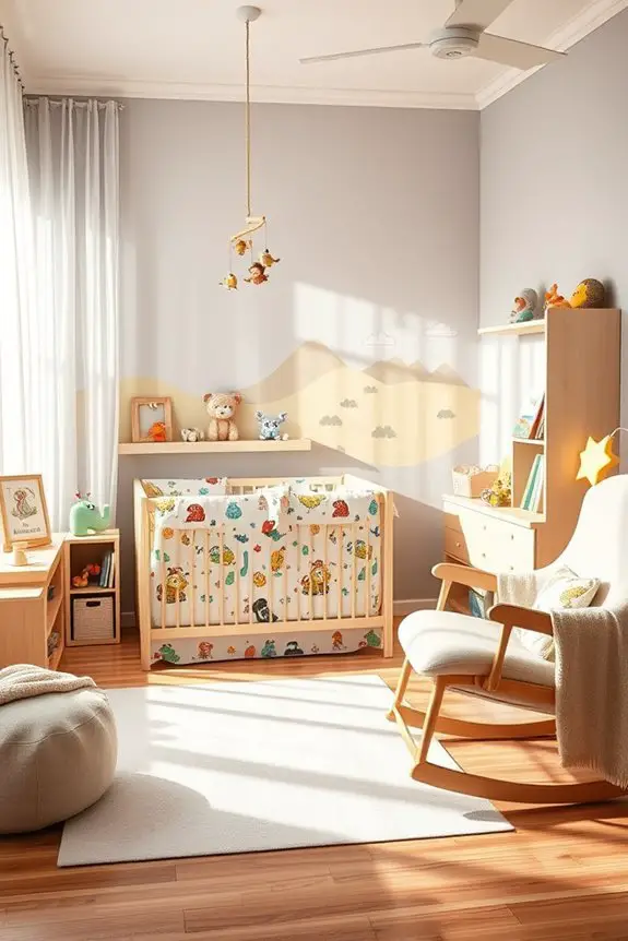 cartoon themed nursery decor ideas