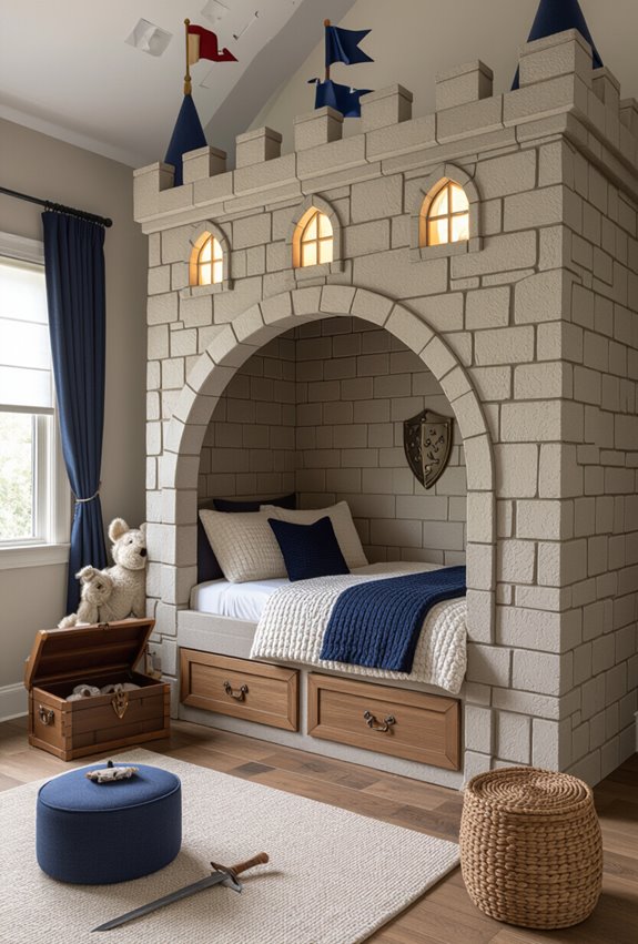 castle themed imaginative retreat