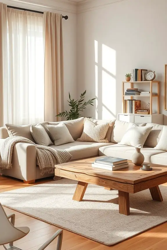 casual curtains for ambiance