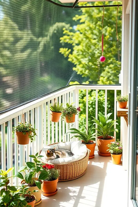 cat balcony safety measures