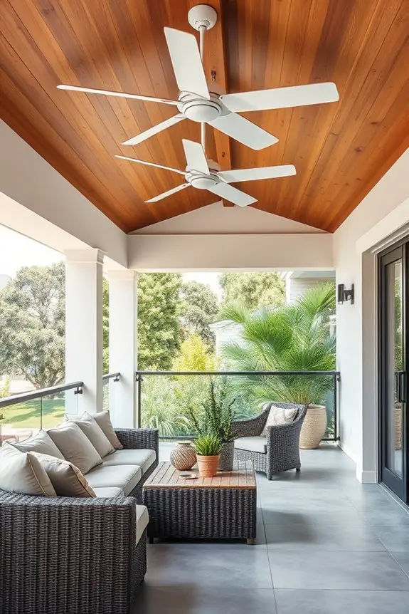 ceiling fans enhance outdoor comfort