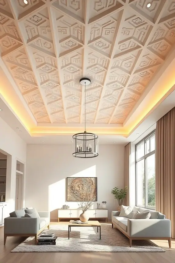 ceiling murals and textures