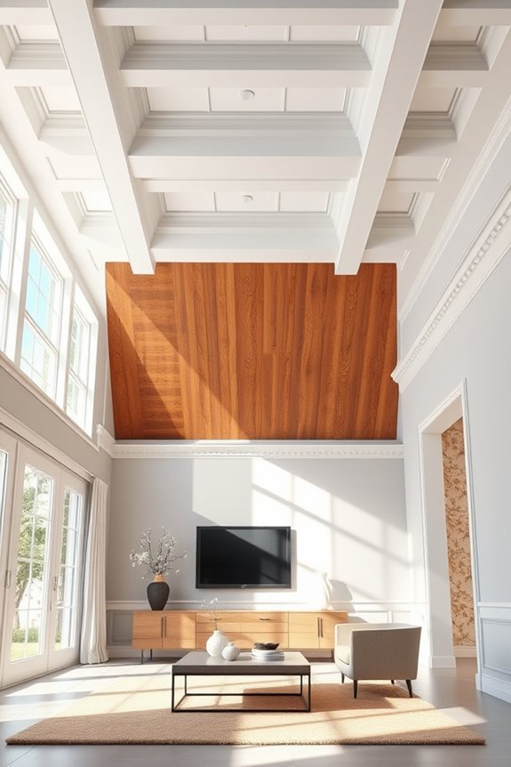 ceiling treatments enhance decor