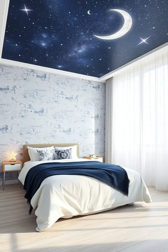 celestial bedroom design inspiration