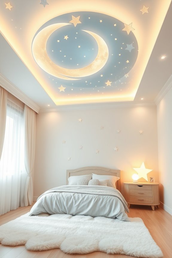 celestial bedroom dreamscape setup