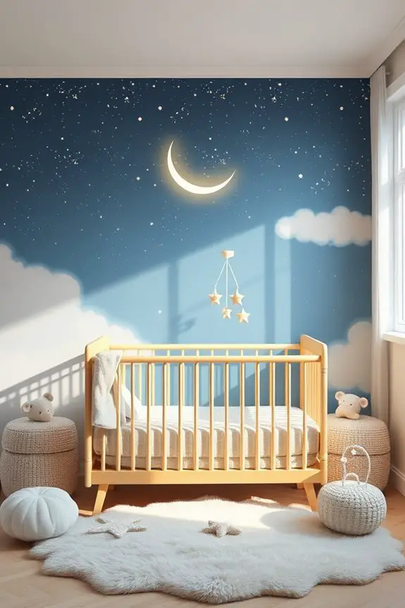 celestial nursery wall art
