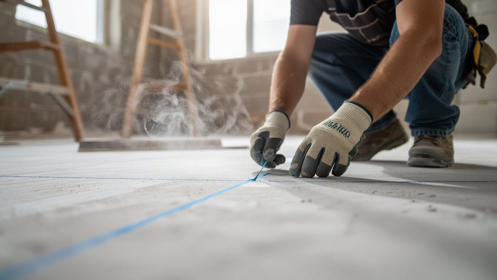 centerline chalk lines dry fit