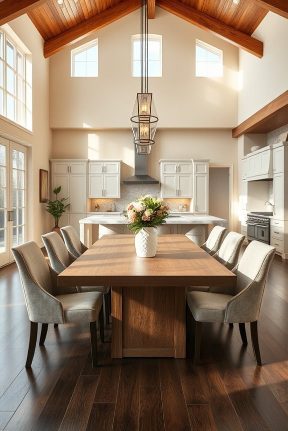 central dining table importance