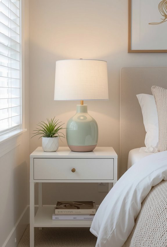 ceramic adjustable warm light lamp