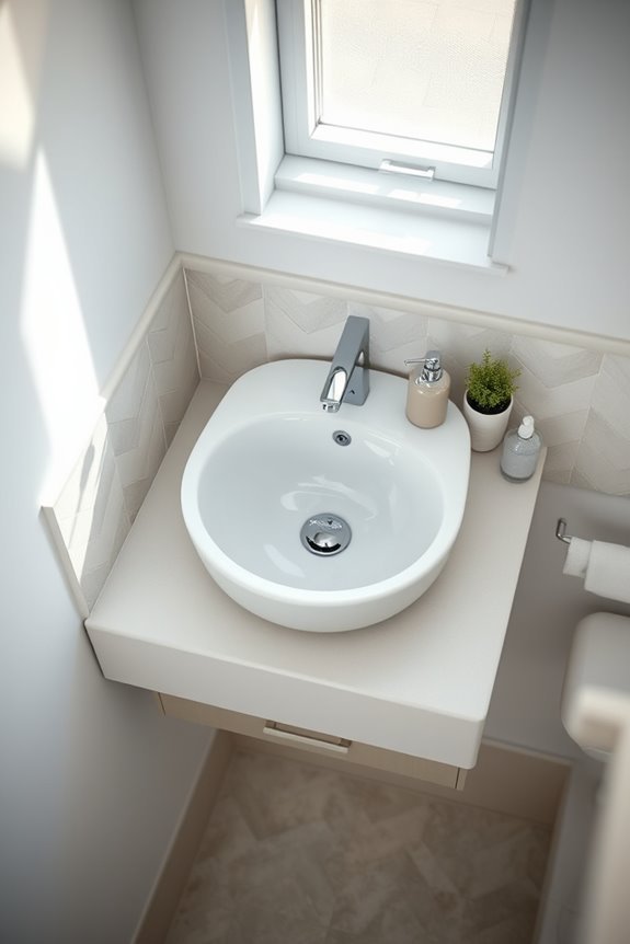 ceramic tile sink surrounds