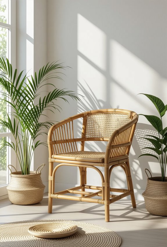 chalk painted distressed bamboo refresh