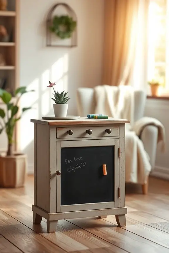 chalkboard furniture for creativity