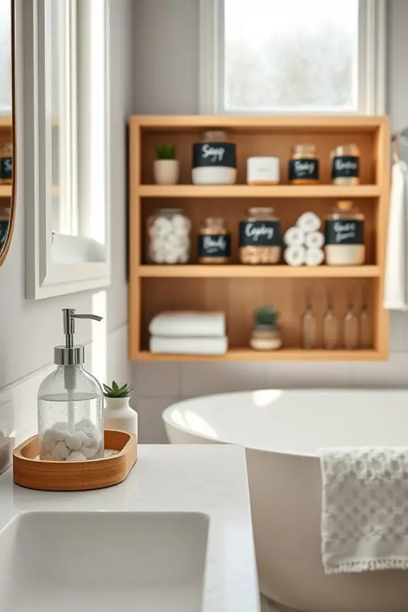 chalkboard labels for organization