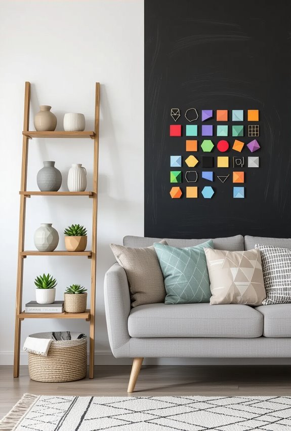 chalkboard magnetic interactive display