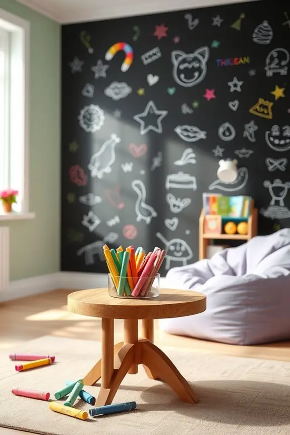 chalkboard paint for creativity