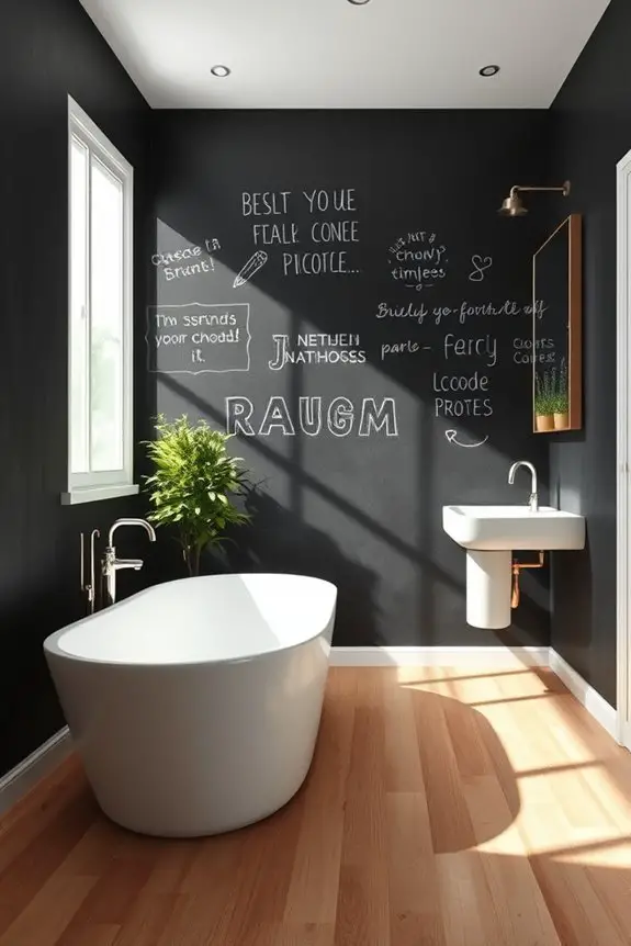 chalkboard paint for creativity