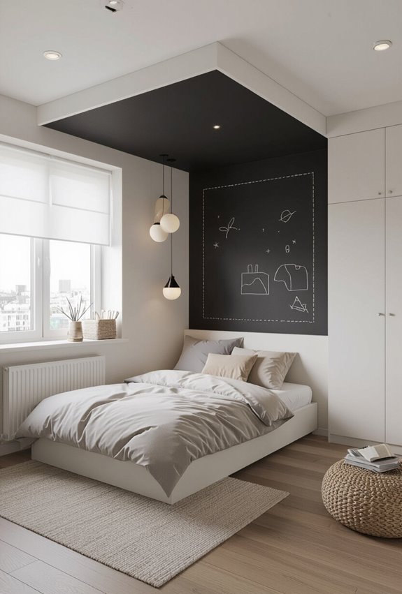 chalkboard perimeter creative ceiling