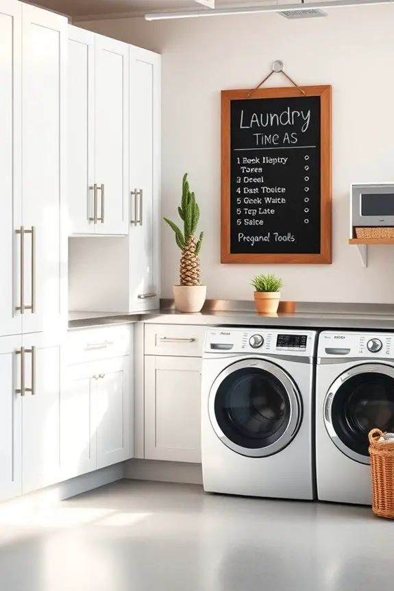 chalkboard reminders for organization