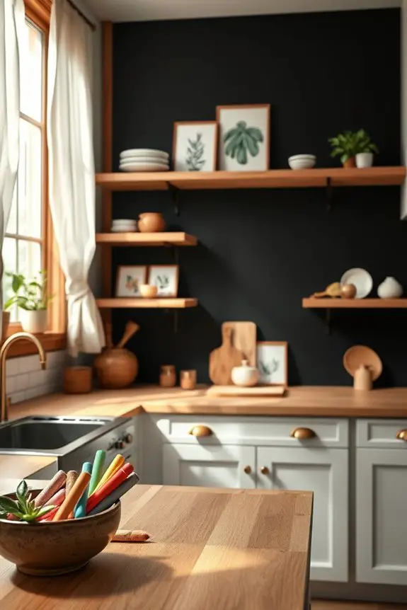 chalkboard wall for creativity