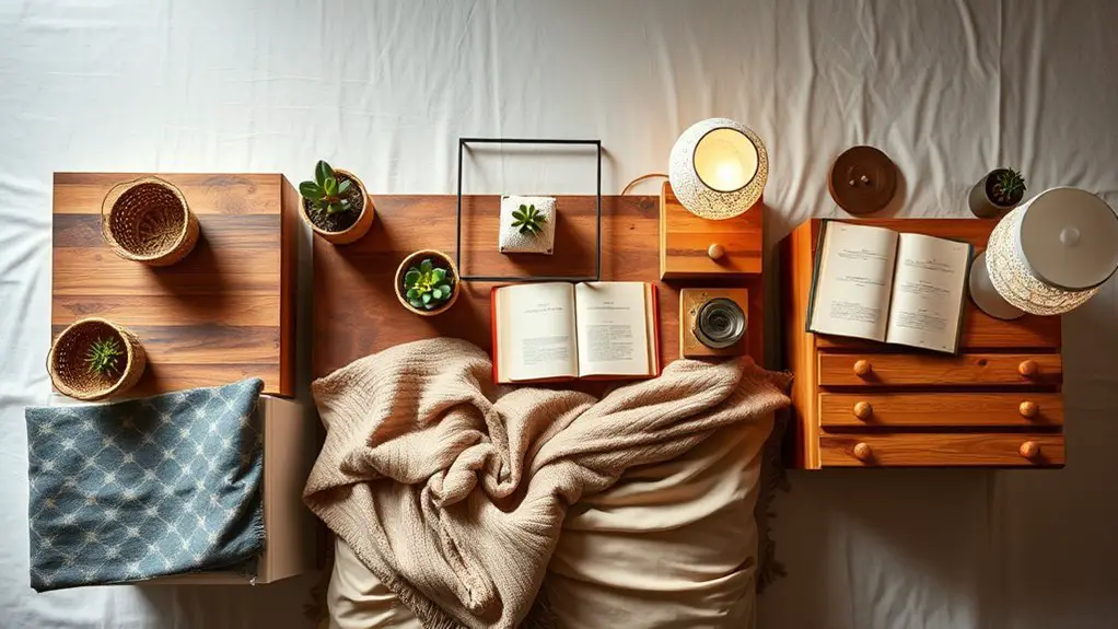 charming and functional bedside tables