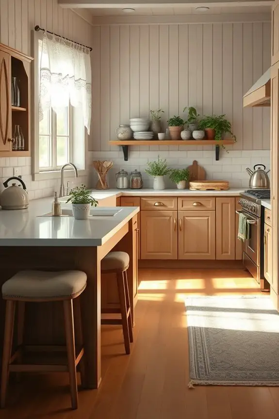 charming and functional kitchen design